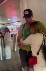 KRISTEN BELL and Dax Shepard at LAX Airport in Los Angeles 09/18/2022