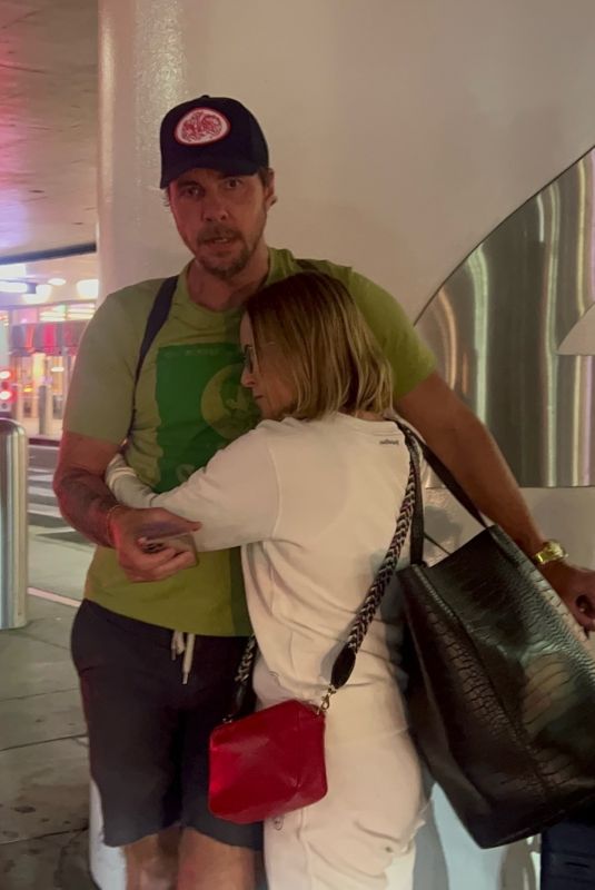KRISTEN BELL and Dax Shepard at LAX Airport in Los Angeles 09/18/2022