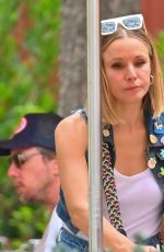 KRISTEN BELL and Dax Sheppard Out at Disneyland 09/09/2022