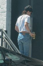 KRISTEN STEWART Leaves a Hair Salon in West Hollywood 09/03/2022