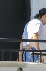 KRISTEN STEWART Leaves a Hair Salon in West Hollywood 09/03/2022