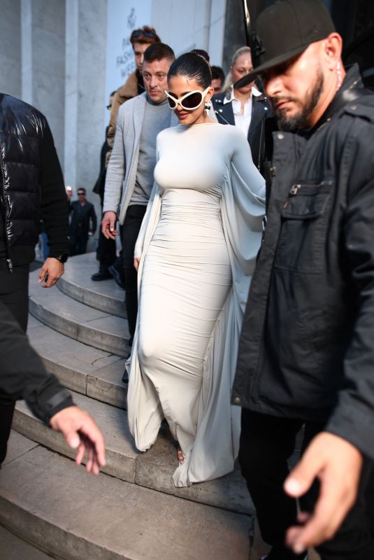 KYLIE JENNER Leaves Acne Studios Fashion Show in Paris 09/28/2022