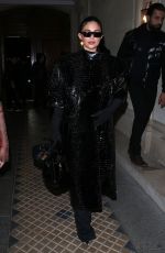 KYLIE JENNER Leaves Her Hotel in Paris 09/28/2022