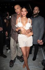 KYLIE JENNER Night Out in Paris 09/28/2022