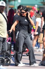 KYLIE JENNER Out at Disneyland Resort Park in Anaheim 09/15/2022