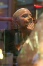 LADY GAGA at Bar at Sexy Fish Restaurant in Miami 09/16/2022