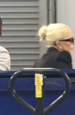 LADY GAGA at Bar at Sexy Fish Restaurant in Miami 09/16/2022
