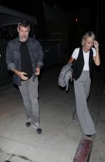 LAETICIA HALLYDAY and Jalil Lespert Leaves Giorgio Baldi in Santa Monica 09/16/2022