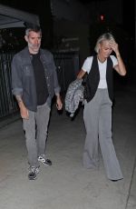 LAETICIA HALLYDAY and Jalil Lespert Leaves Giorgio Baldi in Santa Monica 09/16/2022