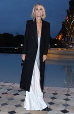LAETICIA HALLYDAY Arrives at Saint Laurent Show at Paris Fashion Week 09/27/2022