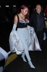 LALA ANTHONY Arrives at a Dolce & Gabbana Event at Milan Fashion Week 09/24/2022