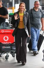 LARA BINGLE Arrives at Sydney International Airport 09/25/2022