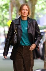 LARA BINGLE Heading to Fratelli Paradiso Italian Restaurant in Sydney 09/28//2022