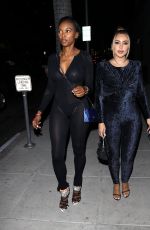 LARSA PIPPEN and CHANDA WALLACE Arrives at Ocean Prime Restaurant in Beverly Hills 09/18/2022