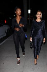 LARSA PIPPEN and CHANDA WALLACE Arrives at Ocean Prime Restaurant in Beverly Hills 09/18/2022