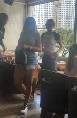LARSA PIPPEN at Zuma in Miami 09/04/2022