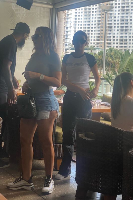 LARSA PIPPEN at Zuma in Miami 09/04/2022