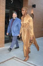 LASHANA LYNCH Arrives at The View in New York 09/15/2022