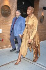 LASHANA LYNCH Arrives at The View in New York 09/15/2022
