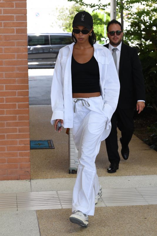 LAURA HARRIER Arrives at 2022 Venice Film Festival 09/04/2022