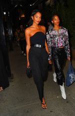 LAURA HARRIER Arrives at a Party at NYFW in New York 09/10/2022