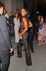 LAURA HARRIER Out at NYFW in New York 09/08/2022