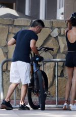 LAUREN SILVERMAN and Simon Cowell at a Bike Ride in Santa Barbara 09/04/2022