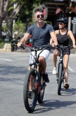 LAUREN SILVERMAN and Simon Cowell at a Bike Ride in Santa Barbara 09/04/2022