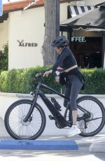 LAUREN SILVERMAN Out for a Bike Ride in Malibu 08/30/2022