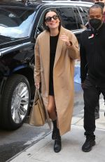LEA MICHELE Arrives at Her Matinee Performance of Funny Girl at August Wilson Theater in New York 09/25/2022
