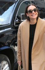 LEA MICHELE Arrives at Her Matinee Performance of Funny Girl at August Wilson Theater in New York 09/25/2022
