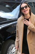 LEA MICHELE Arrives at Her Matinee Performance of Funny Girl at August Wilson Theater in New York 09/25/2022