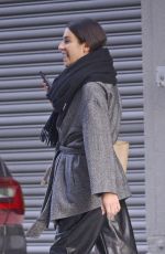 LEA MICHELE Heading to Funny Girl on Broadway in New York 09/27/2022