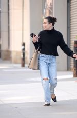 LEA MICHELE Out and About in New York 09/24/2022