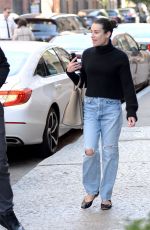 LEA MICHELE Out and About in New York 09/24/2022