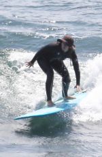 LEIGHTON MEESTER and Adam Brody at Surf Session in Malibu 09/01/2022