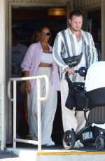 LEONA LEWIS Out for Family Dinner at Hugo