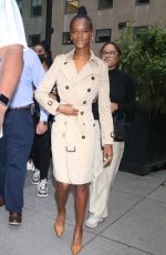 LETITIA WRIGHT Arrives at Today Show in New York 09/13/2022