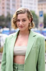 LILI REINHART Out and About in Milan 09/22/2022