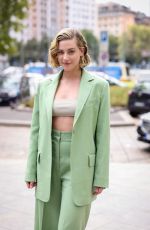 LILI REINHART Out and About in Milan 09/22/2022