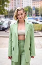 LILI REINHART Out and About in Milan 09/22/2022