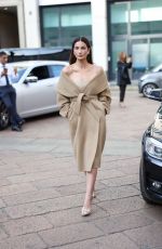 LILY ALDRIDGE Out at Milan Fashion Week 09/22/2022