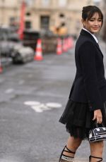 LILY CHEE at Christian Dior Show at Paris Fashion Week 09/27/2022