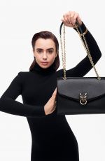 LILY COLLINS for Panthere de Cartier Chain Bags, 2022