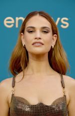 LILY JAMES at 74th Primetime Emmy Awards in Los Angeles 09/12/2022