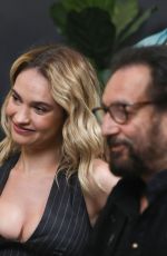 LILY JAMES at thewrap Studio at TIFF in Toronto 09/10/2022