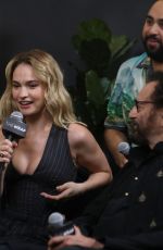 LILY JAMES at thewrap Studio at TIFF in Toronto 09/10/2022