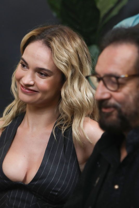 LILY JAMES at thewrap Studio at TIFF in Toronto 09/10/2022