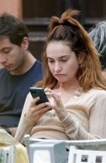 LILY JAMES Out and About in Rome 09/25/2022