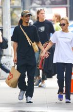 LILY-ROSE DEPP and Yassine Stein at a Date in New York 09/13/2022